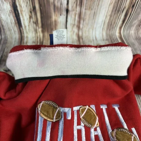 Vintage 90s Sz Large Embroidered FOOTBALL MOM Grandma Sweatshirt Top Made in USA - Picture 11 of 14